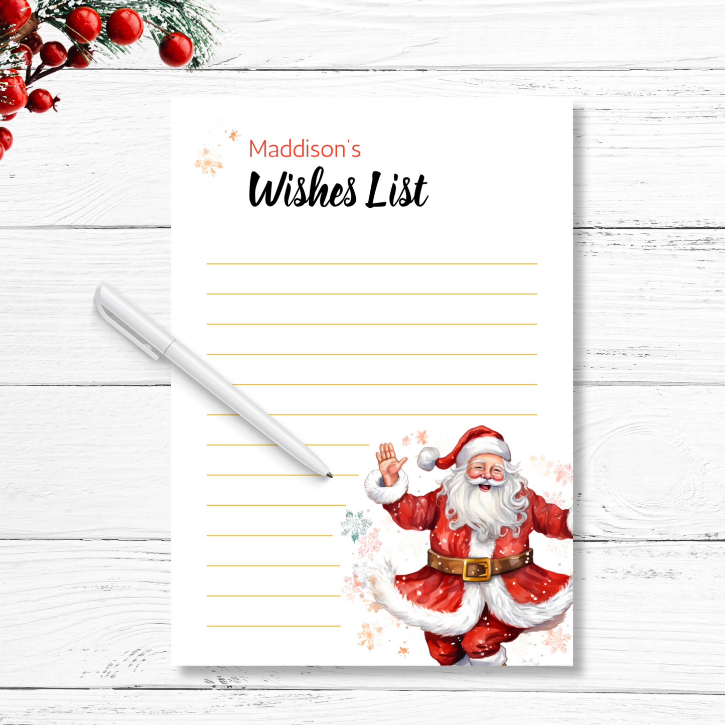 North Pole Santa Letter Set Stationery for Kids Printable Download with Good and bad letter from Santa, diy wish list and Christmas activity drawing pages by nowthatspeachy