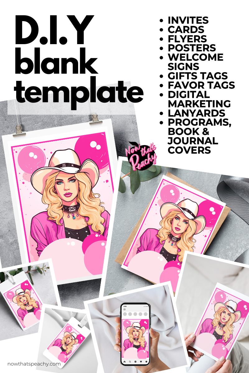 Pinkcore Preppy Cowgirl blank template for birthday bachelorette hen party, diy canva template,country girl western themed party, Rodeo-inspired art poster, Rustic party, Southwestern style birthday party invite, Wild West party fashion vibes, Vintage cowgirl template, Boho cowgirl blank template, Prairie chic sty;e, Preppy blank template, Horseback riding template, Ranch disco dance poster template barbiecore