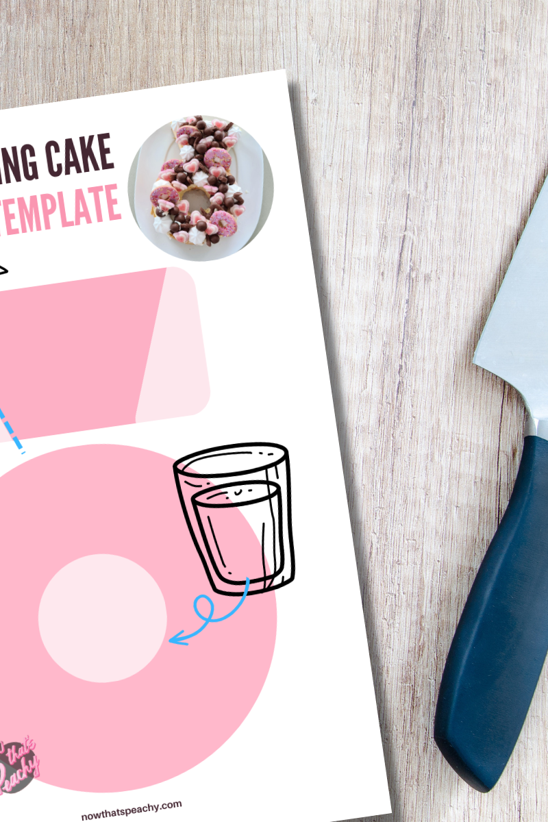 tutorial on how to make a diamond ring bridal shower cake no cook diy easy design for bridal showers, hens nights, bachelorette parties, bride to be weekend away, free recipe card nowthatspeachy