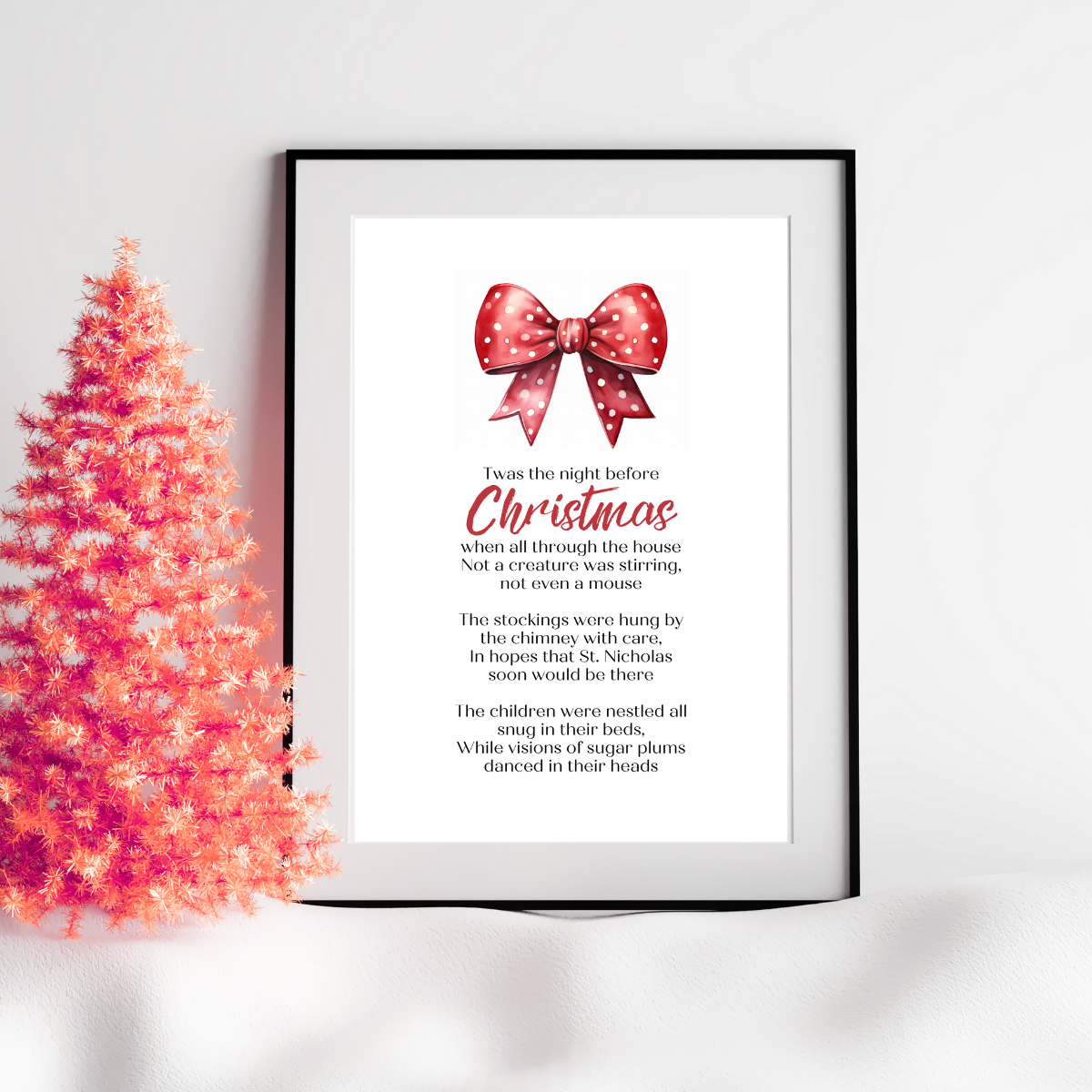 Twas the Night Before Christmas Printable Poster Red White Home Decor Instant Download – Now That's Peachy twas-the-night-before-christmas-printable-poster-red-white-home-decor-instant-download-now-that-s-peachy