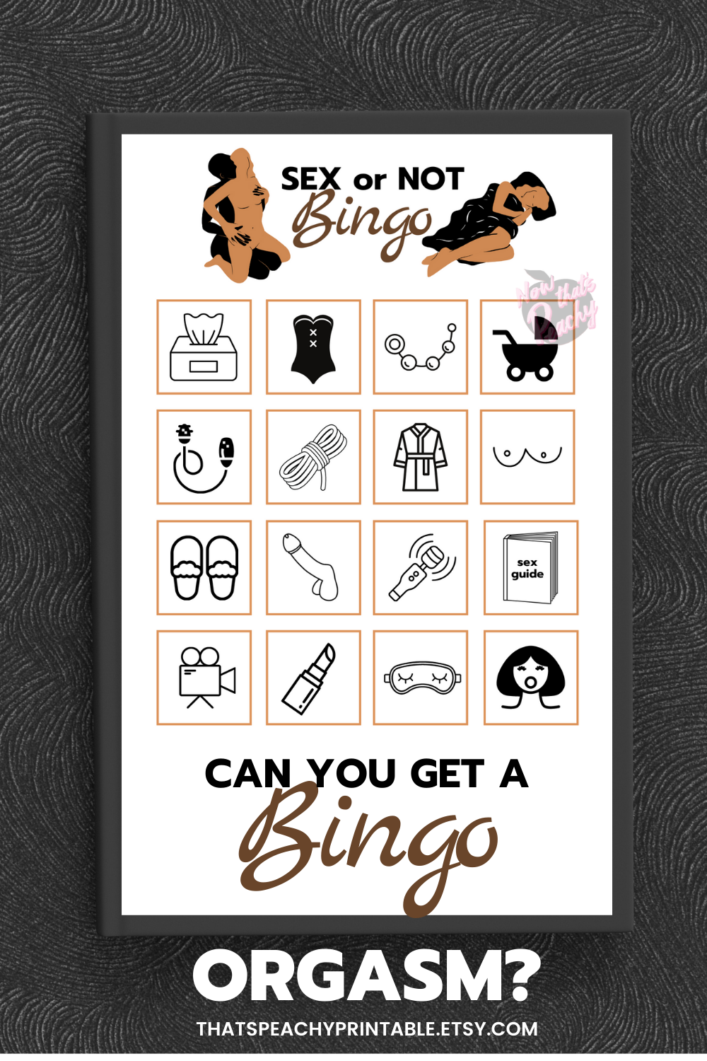 SEX or NOT BINGO Ladies Night game Printable Instant Download, Bachelorette Hens Parties idea, naughty dirty x-rated 18+ adults only