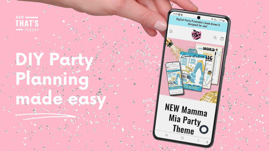 DIY Party Planning Made Easy: How Our Printable Party Products Can Elevate Your Next Celebration