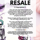 Blank invitation flyer poster Halloween decor watercolor skeleton couple design diy printable template