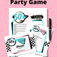 1950s fashion quiz trivia question game printable fifties diner sock hop rocknroll grease themed birthday party instant digital download print off diy fun easy nowthatspeachy 
