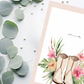 Cowgirl boots Southwestern Floral Watercolor Blank Page Template, DIY Western Chic Birthday Party Invitation Printable Digital Poster