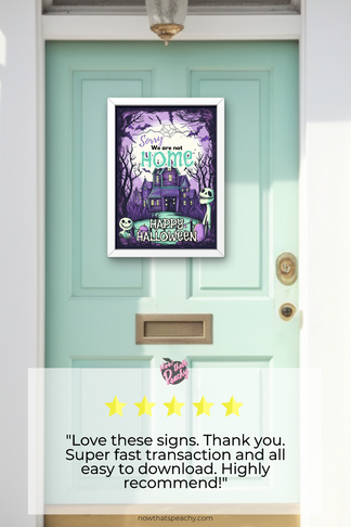 Pastel Haunted House Blank Halloween Invite Template DIY Printable ...