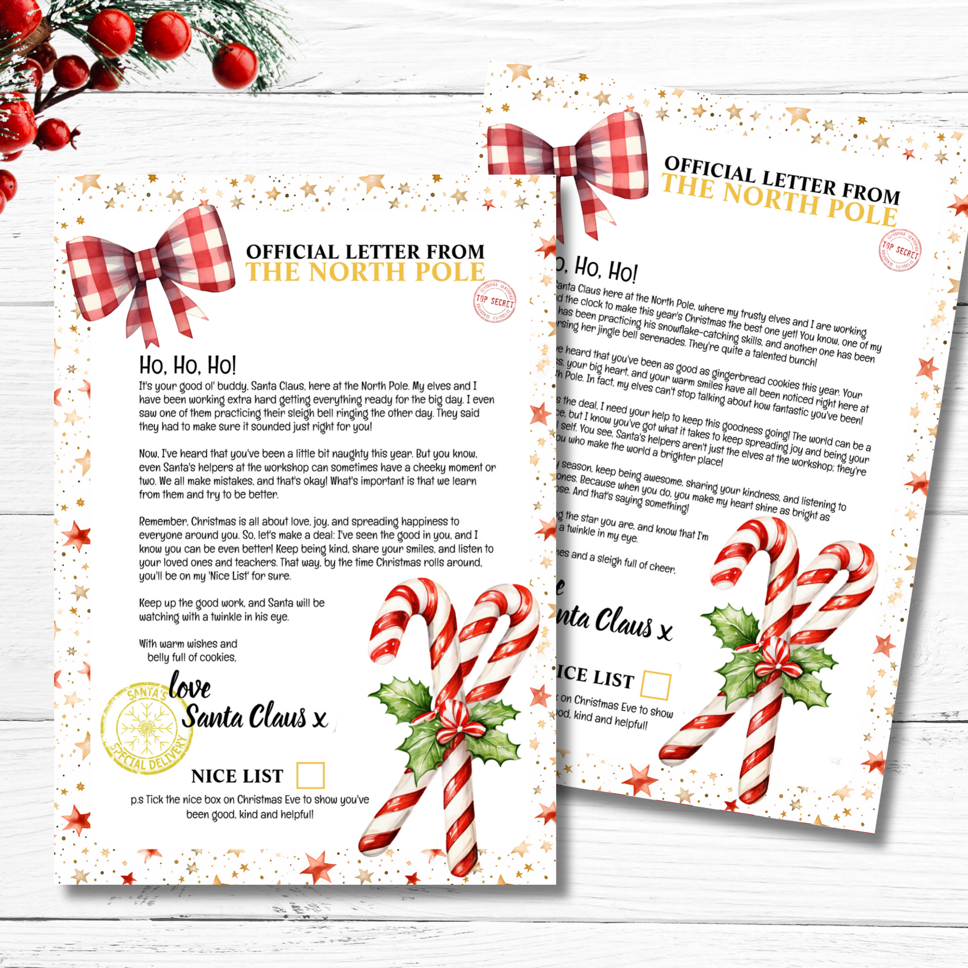 good-naughty-letter-from-north-pole-for-kids-printable-now-that-s-peachy for Free Printable North Pole Stationary Good & Naughty Letter From North Pole for Kids Printable – Now That's Peachy for Free Printable North Pole Stationary