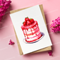 Buttercream Cake Celebration Card | FREE PRINTABLE