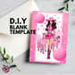 pink horses cowgirl blank template for birthday bachelorette hen party, diy canva template, country girl western themed party, Rodeo-inspired art poster, Rustic party, Southwestern style birthday party invite, Wild West party fashion vibes, Vintage cowgirl template, Boho cowgirl blank template, Prairie chic style, Preppy blank template, Horseback riding template, Ranch disco dance poster template