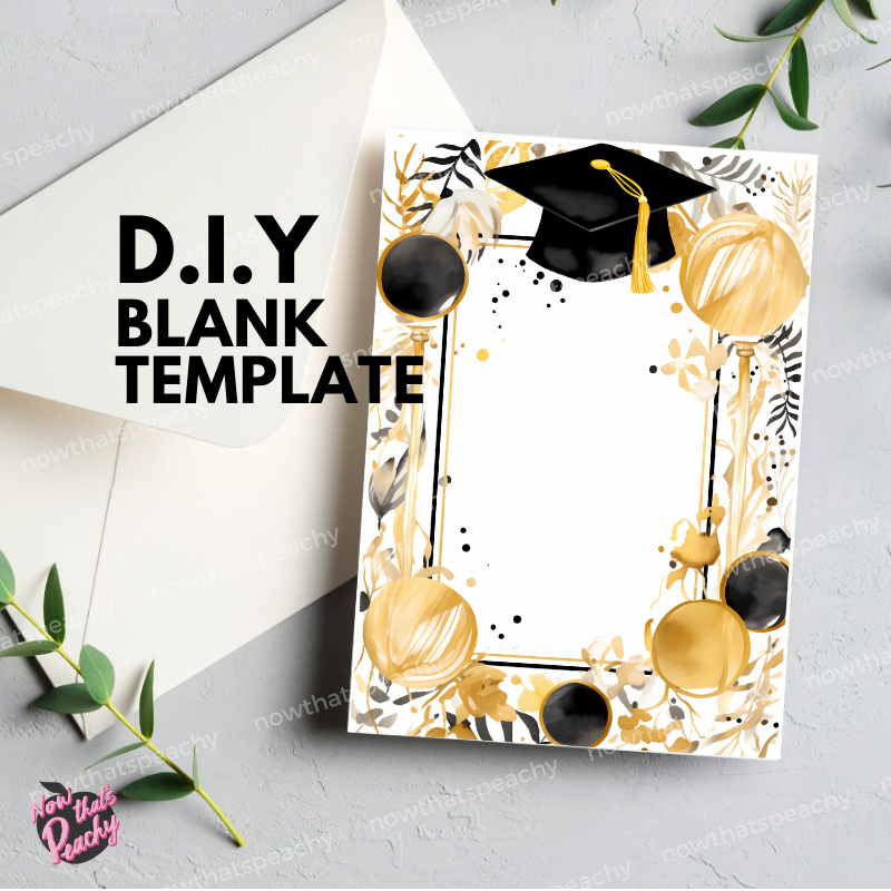 Gold black watercolor blank template, watercolor grad blank template, graduation blank invite template, graduation watercolor boarder template, graduation blank yearbook page template, graduation hat watercolor card template, elegant graduation college blank certificate, grad university blank template, school grad watercolor clipart template, buy watercolor graduation, graduation template word, diy graduation school template, male female graduation template