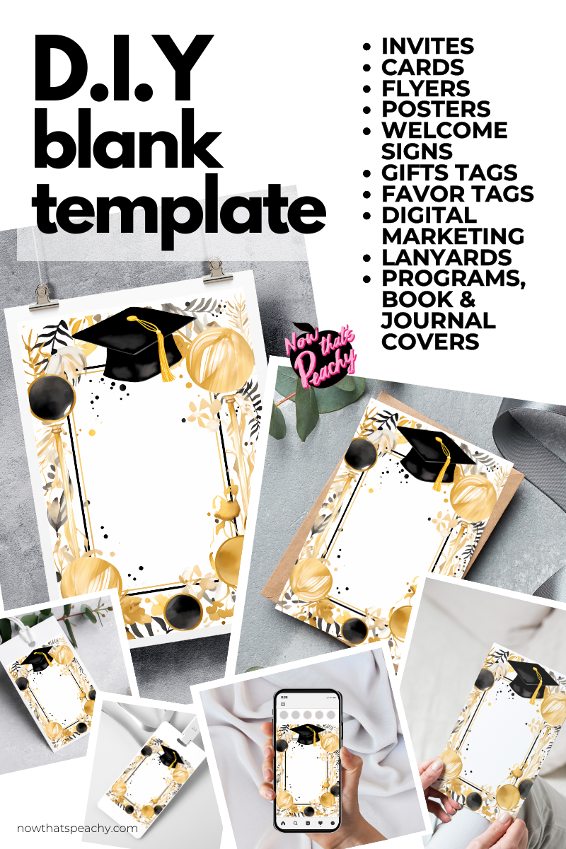 Gold black watercolor blank template, watercolor grad blank template, graduation blank invite template, graduation watercolor boarder template, graduation blank yearbook page template, graduation hat watercolor card template, elegant graduation college blank certificate, grad university blank template, school grad watercolor clipart template, buy watercolor graduation, graduation template word, diy graduation school template, male female graduation template