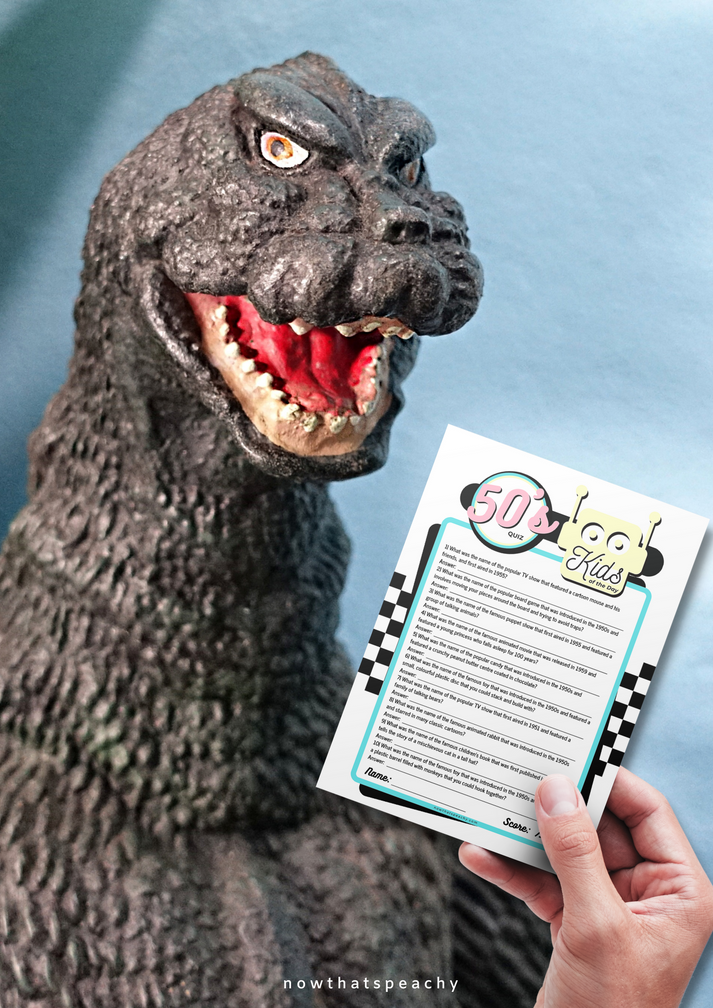 Printable 1950s Trivia Quiz Game - Nostalgic Fun for Themed Parties