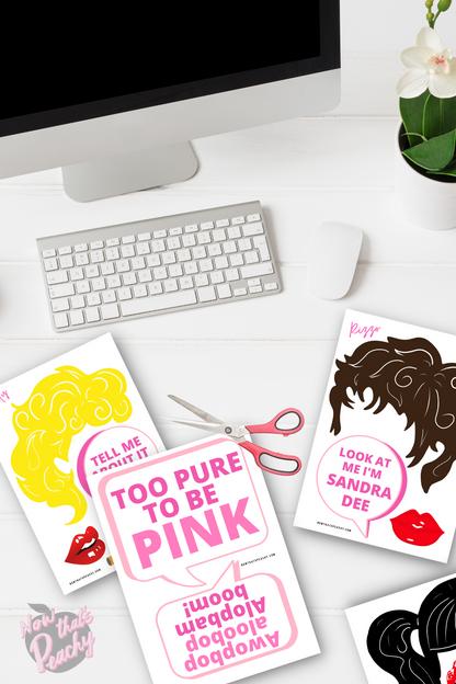 Printable Mean Girls Cupcake Toppers Decoration Digital File Birthday 