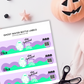 Halloween Drink Water Bottle LABELS Printable Wavy Ghost label Favor Treat Diy
