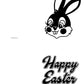 Easter Bunny Greeting Card | FREE PRINTABLE