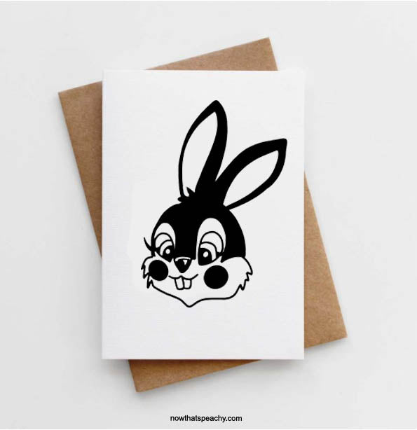 Easter Bunny Greeting Card | FREE PRINTABLE