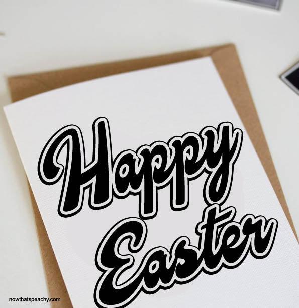 Easter Bunny Greeting Card | FREE PRINTABLE