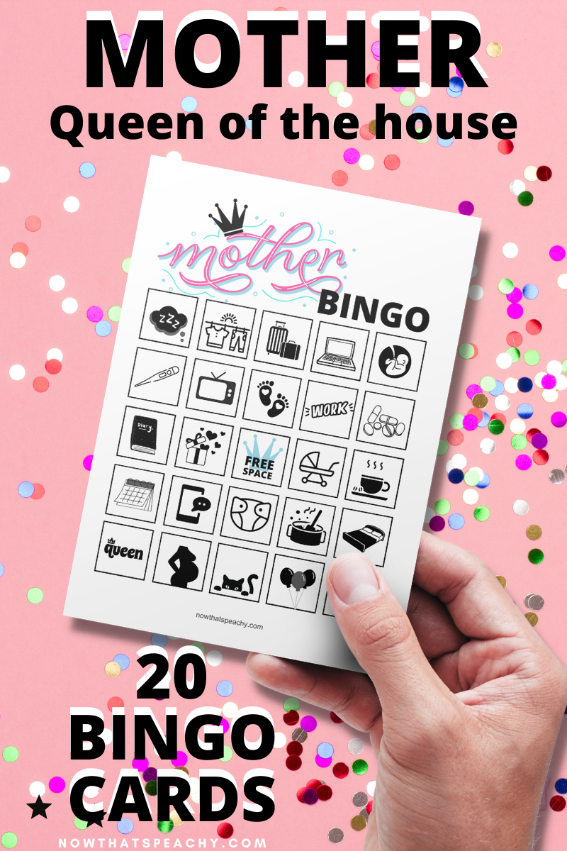 Your Mother the Queen, Bingo Game | FREE PRINTABLE