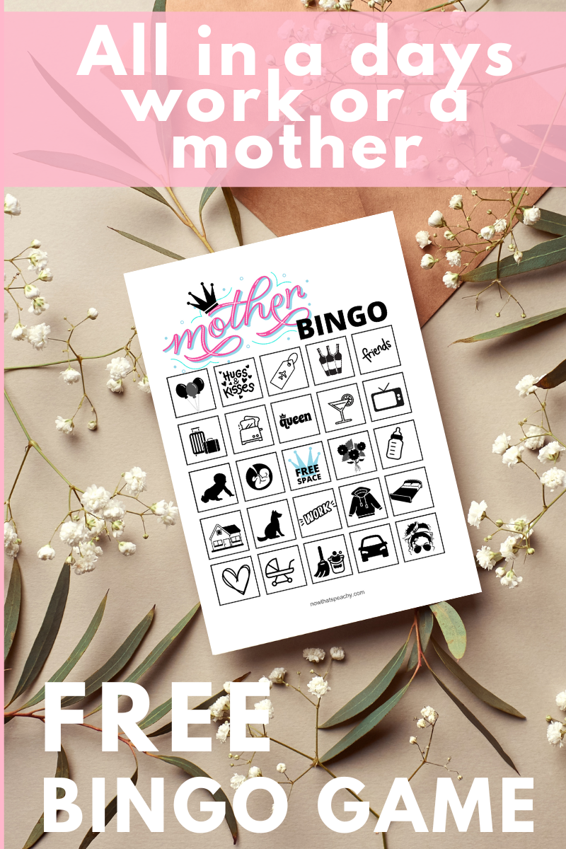 Your Mother the Queen, Bingo Game | FREE PRINTABLE