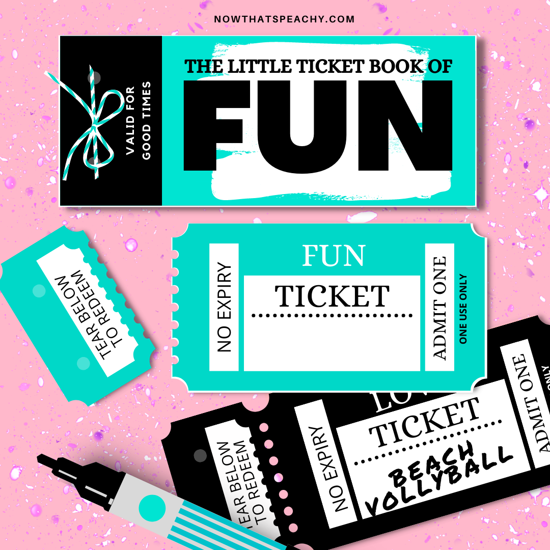 Shop for The Little Book of FUN Ticket Voucher Coupon book printable DIY Template Blank fun activity wife husband girlfriend boyfriend bestie BFF friends treat appreciation print off valentines anniversary birthday digital download fun cheeky silly idea present print off funky purple 60s retro vintage y2k theme boyfriend girlfriend partner Miss lady girl male female adult anti vday  product shop easy cheap affordable budget personalized custom inspiration present