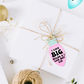 Christmas Light Bulb Gift Tag | FREE Printable