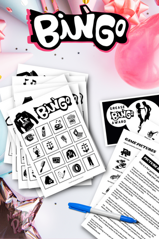Mega GREASE Party Printable Bundle Pack - Instant Download – Now That's ...