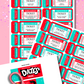 GREASE Movie dates TICKET Voucher Book Printable Download iconic fan gift idea Valentines Day Anniversary coupons wife girlfriend BFF Bestie