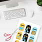 Mamma Mia  party thank you swing gift tags print outs1970s seventies 70's disco ball karaoke  printable template digital instant download edit Donna and the dynamos DIY custom musical movie design hand drawn fan art modern color themed bachelorette birthday charity fundraiser event fun 