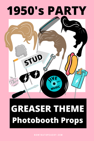 Mega GREASE Party Printable Bundle Pack - Instant Download – Now That's ...