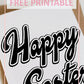 Easter Bunny Greeting Card | FREE PRINTABLE