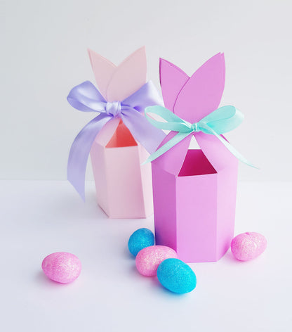 Bunny Ears Favour Box | FREE EASTER Printable