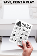 Grease Themed Game PACK PRINTABLE. Instant Download, Birthday Party Fi ...