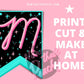 diner 50s soda hop party theme banner flag custome garland print off decorations printable instant download nowthatspeachy blk aqua