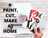 BLOODY WEAPONS Photo booth PRINTABLES Props Horror Movie Cartoon theme ...