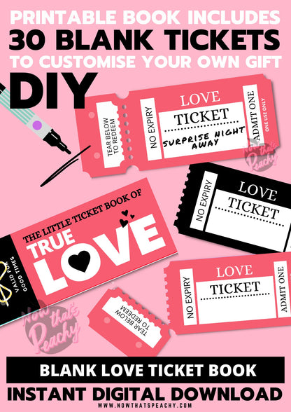 Shop for TRUE LOVE Couples ideas Ticket Voucher Coupon book printable DIY Template print off valentines anniversary wife husband digital download fun cute idea present Birthday print off retro vintage theme night out boyfriend girlfriend gay lgbtqia partner mrs mr miss lady girl man male female adult explore anti vday  product shop easy cheap affordable personalized custom wedding bride to be gifts inspiration