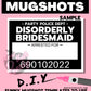 MUGSHOT Hens Night Photo booth PRINTABLES 40 party Props Bride Bachelorette Hen Parties Girls night out police lineup funny rude photobooth