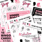 NEWLYWED BINGO game Printable Download Bachelorette Hen Parties Bridal Shower wedding humor dirty x-rated 18+ penis funny bride Party XXX