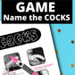GAME NAME THE COCKS Printable, Bachelorette, Gay pride Parties, Bridal Shower Penis Dick Willy naughty adults Hens Party Instant Download games