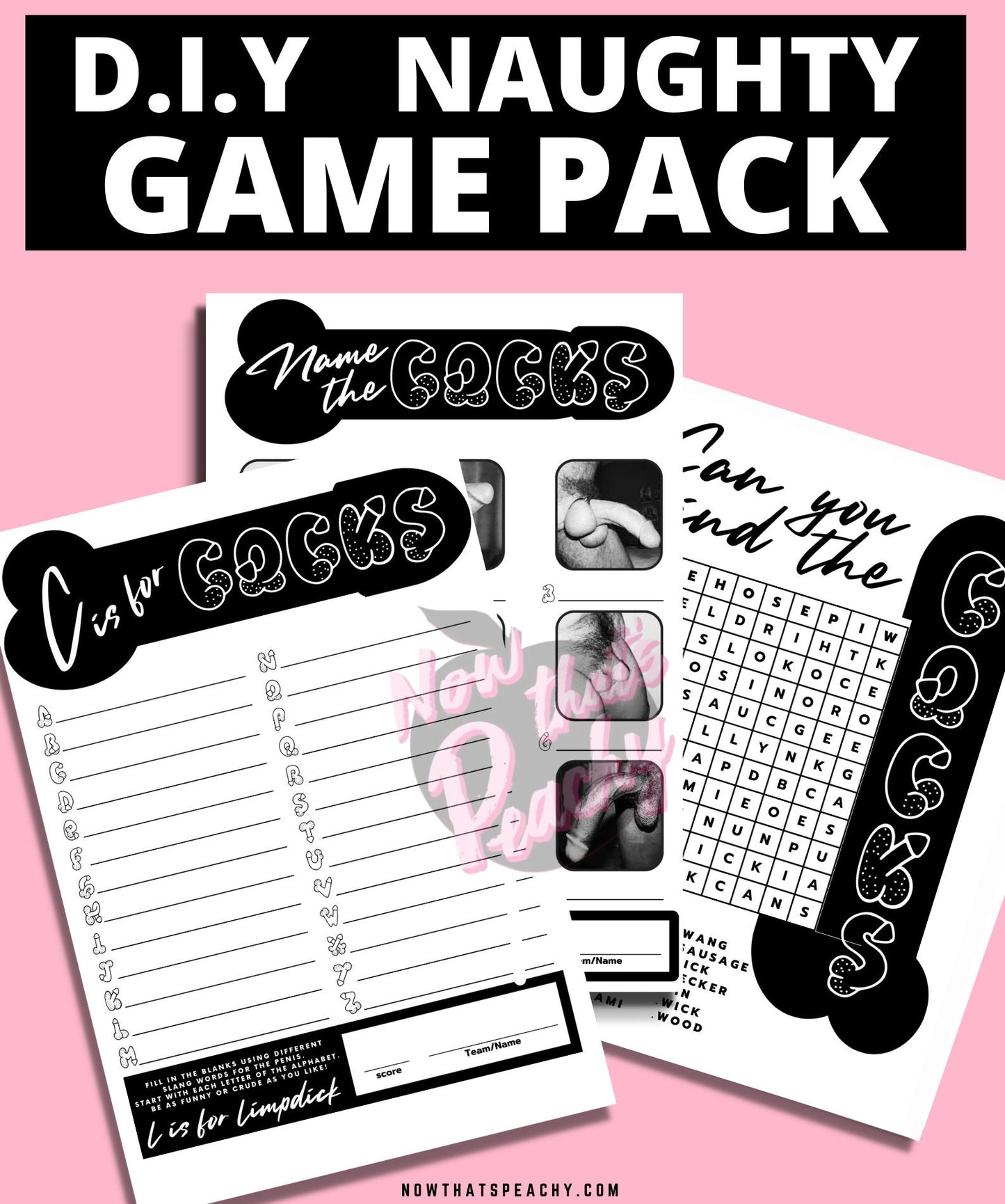 GAME PENIS PACK Printable Instant Download, Cock games Bachelorette, Bridal Shower, Hens Party, Gay Pride Parties dirty 18+ adults only Diy