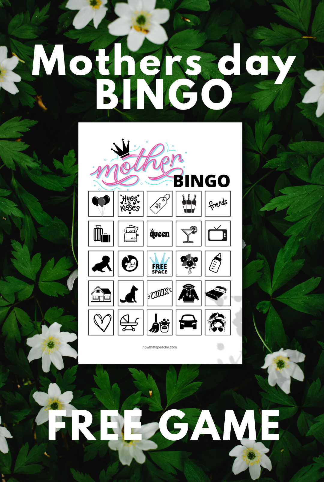 Your Mother the Queen, Bingo Game | FREE PRINTABLE